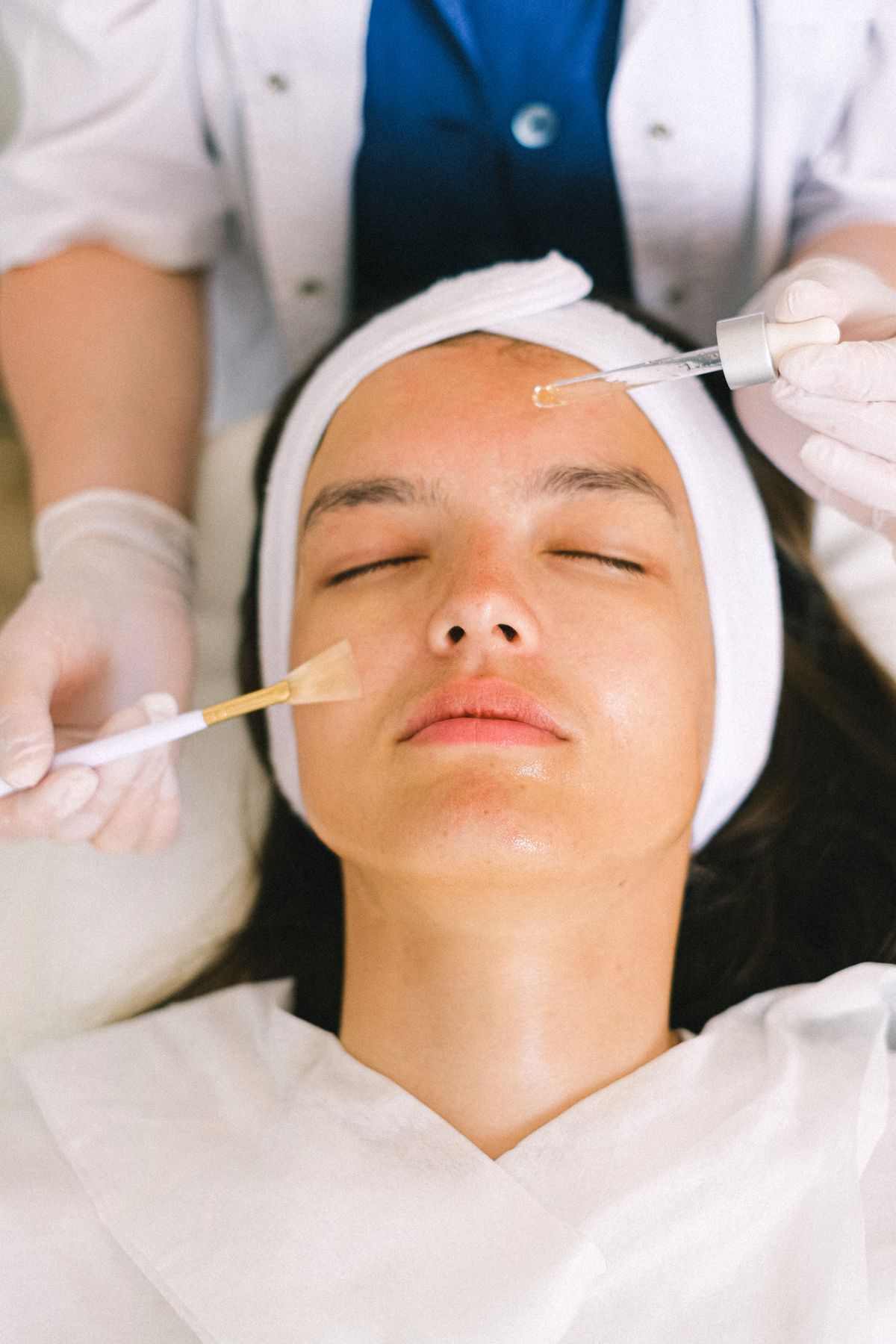 Soin du visage au sérum en cabine